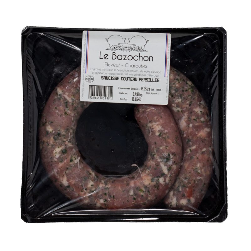 saucisse au couteau