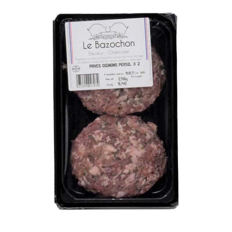 deux pavés oignons persil